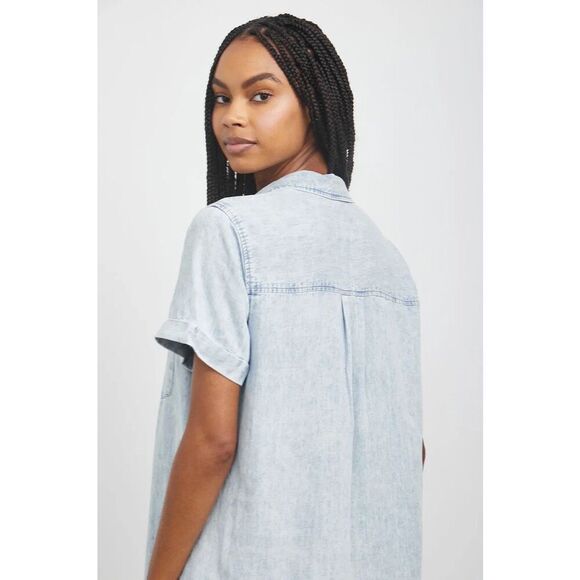 Rails Valerie Shift Dress Light Acid Wash‎ Size XS - Picture 12 of 12